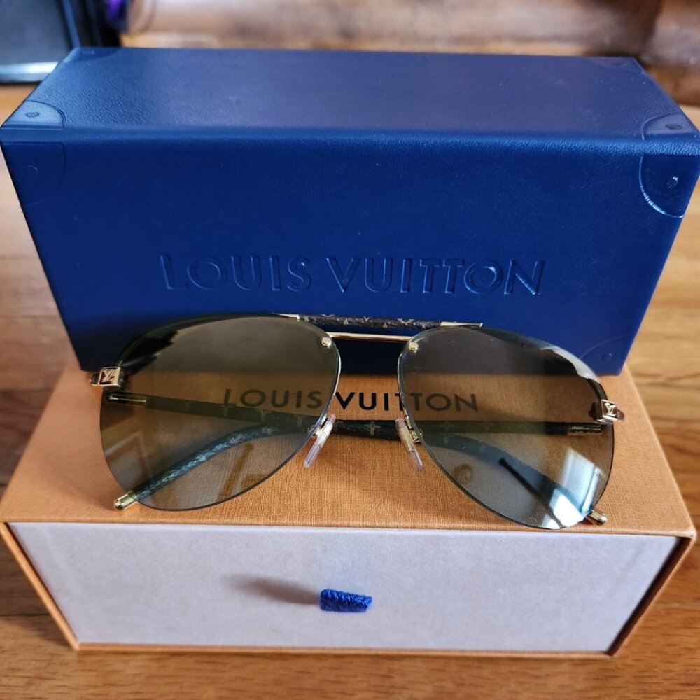 Louis Vuitton Clockwise Canvas Sunglasses